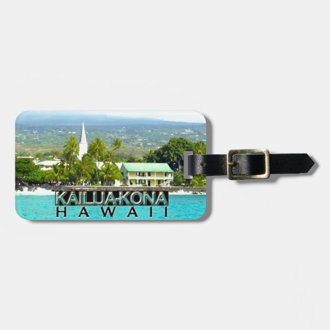 Kailua-Kona Luggage Tag (Front Horizontal)