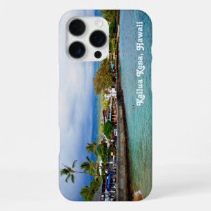 Kailua Kona Pier Hawaii Oil Paint Digital Art iPhone 16 Pro Max Case