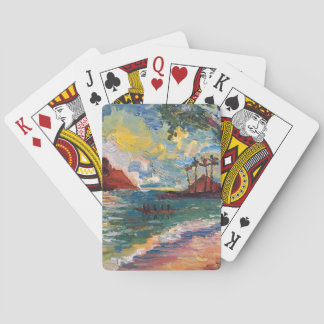 Kailua/Lanikai paintedClassic Playing Cards