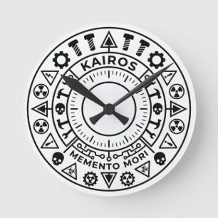 KAIROS Memento Mori Industrial Emblem Watch Round Clock