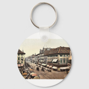 Kaiser Strasse, Karlsruhe, Baden, Germany classic Key Ring
