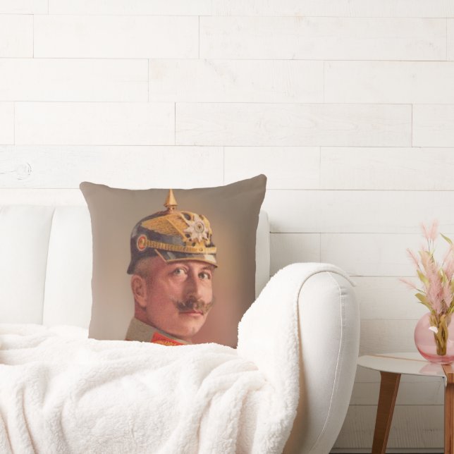 Kaiser Wilhelm II, Emperor of  Germany Cushion (Couch)