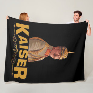 Kaiser Wilhelm II, Emperor of Germany Fleece Blanket