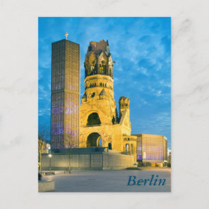 Kaiser Wilhelm Memorial Church, Berlin Postcard