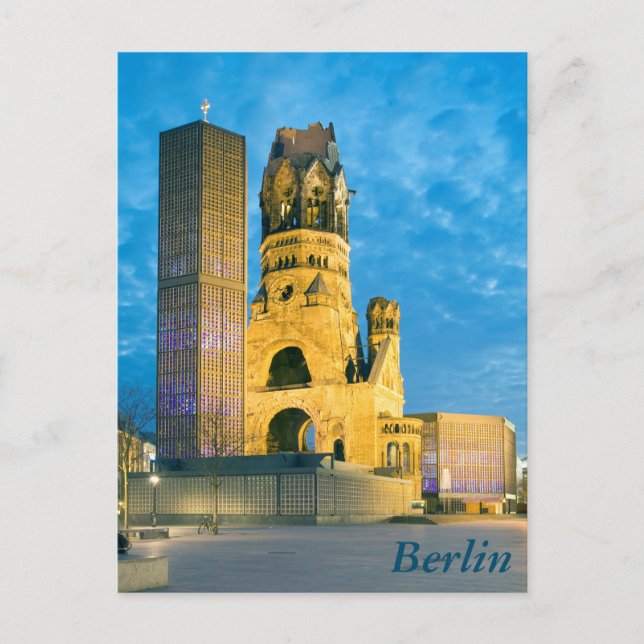 Kaiser Wilhelm Memorial Church, Berlin Postcard (Front)