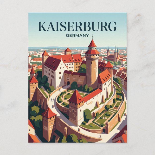 Kaiserburg Germany Postcard (Front)