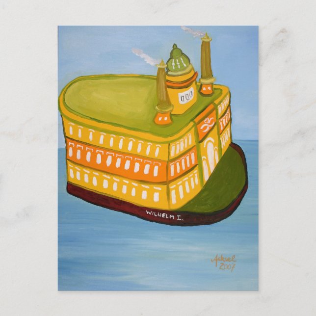 Kaiserdampfer Postcard (Front)