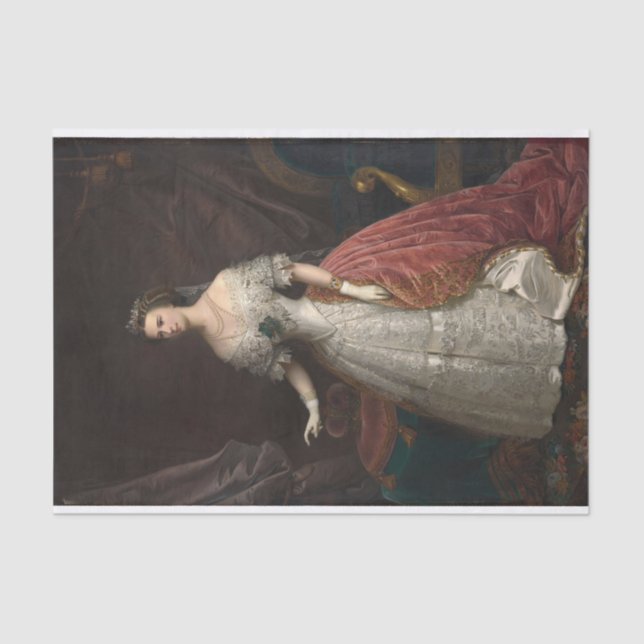 Kaiserin Elisabeth by Franz Russ the Younger Tissue Paper (Front)