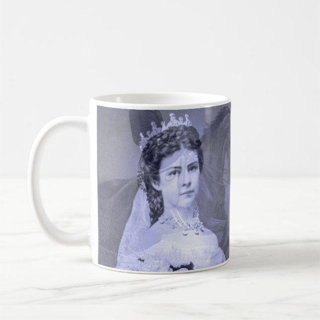 Kaiserin Elisabeth von Österreich zu Pferde – Sisi Coffee Mug (Left)