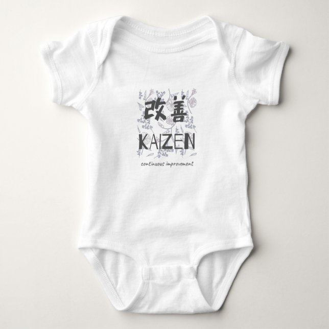 Kaizen - Continuous Improvement Baby Bodysuit (Front)
