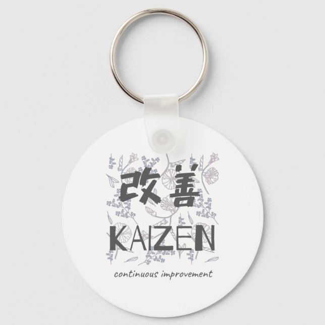 Kaizen - Continuous Improvement Key Ring (Front)