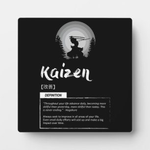 Kaizen - Japanese Concept For Success Poster Plaque