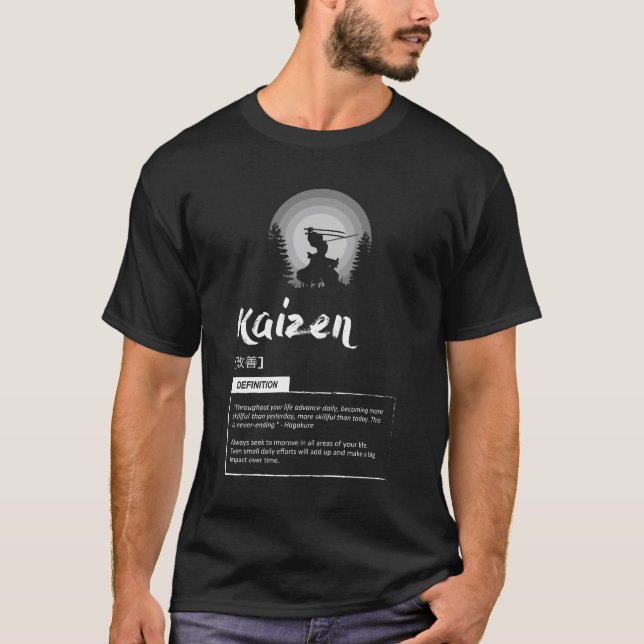 Kaizen - Japanese Concept For Success Poster T-Shirt (Front)
