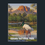 Kakadu National Park Australia Postcard<br><div class="desc">The Kakadu National Park, a vast expanse of wilderness in the Northern Territory of Australia, is a treasure trove of natural wonders. This UNESCO World Heritage Site encompasses a diverse range of landscapes, from rugged sandstone escarpments and lush billabongs to sweeping savannas and tidal wetlands. Kakadu is a haven for...</div>