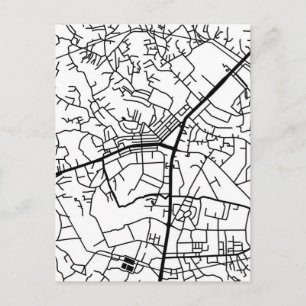 Kakamega Kenya City Map Postcard