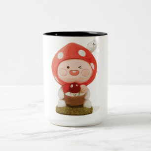 KaKao Friends - Harvest Friends Apeachu Two-Tone Coffee Mug