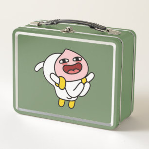 KakaoTalk Friends Apeach & Muzi (Back to Back) Metal Lunch Box