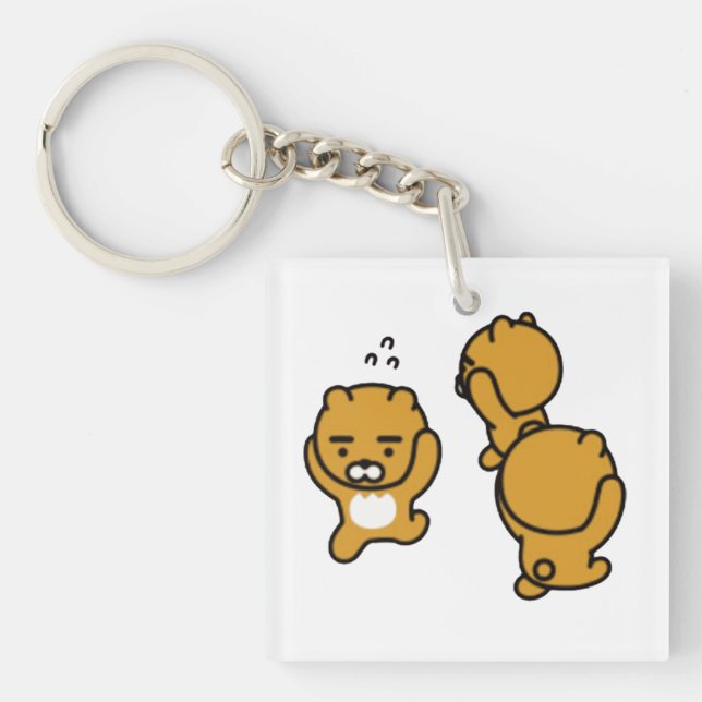 Kakaotalk Friends (Zzz) Key Ring (Front)