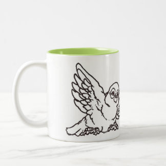 Kakapo mugs - native Nz bird