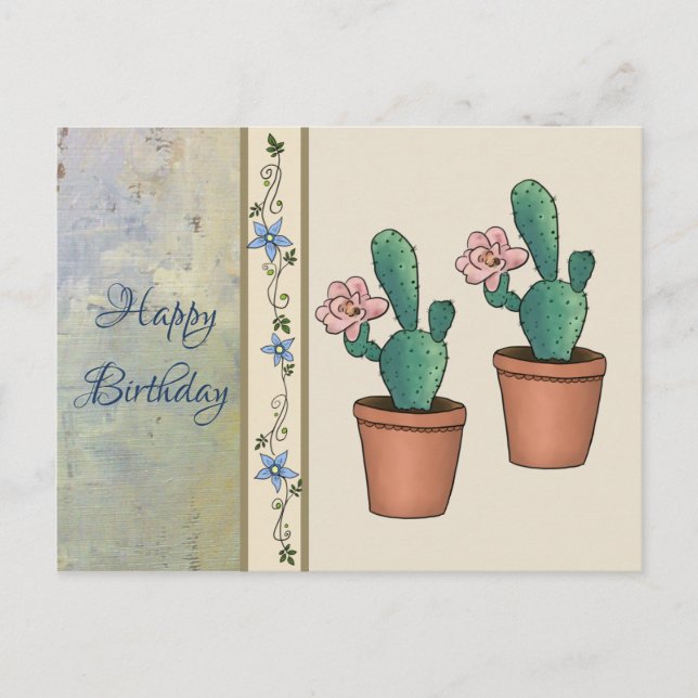 Kaktusblüte Postcard (Front)