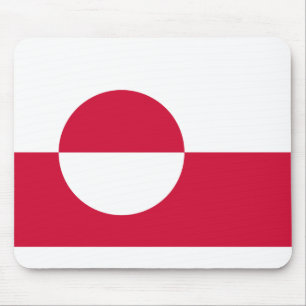 Kalaallit Nunaat - Grønland - Greenland Flag Mouse Pad
