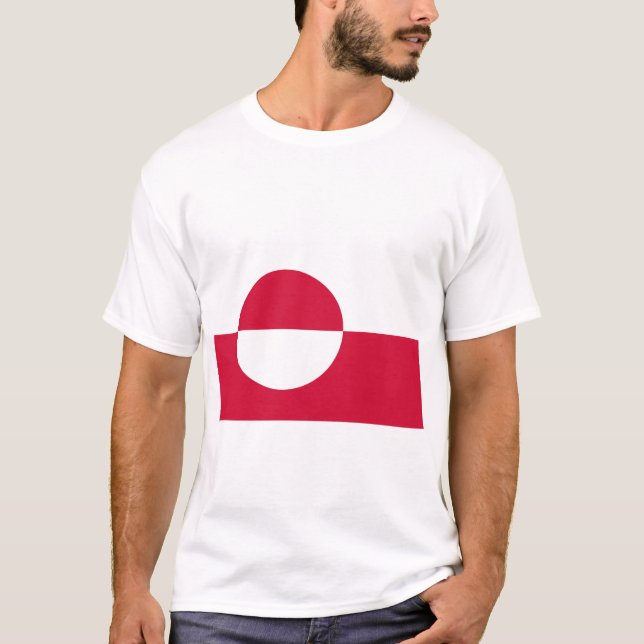 Kalaallit Nunaat - Grønland - Greenland Flag T-Shirt (Front)