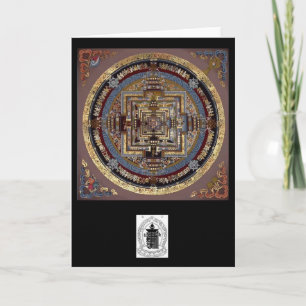 Kalachakra Mandala A Greeting Card