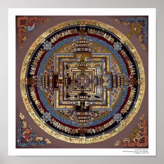 Kalachakra Mandala A Poster (Front)
