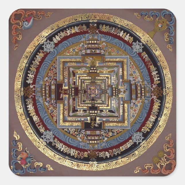 Kalachakra Mandala A Stickers (Front)
