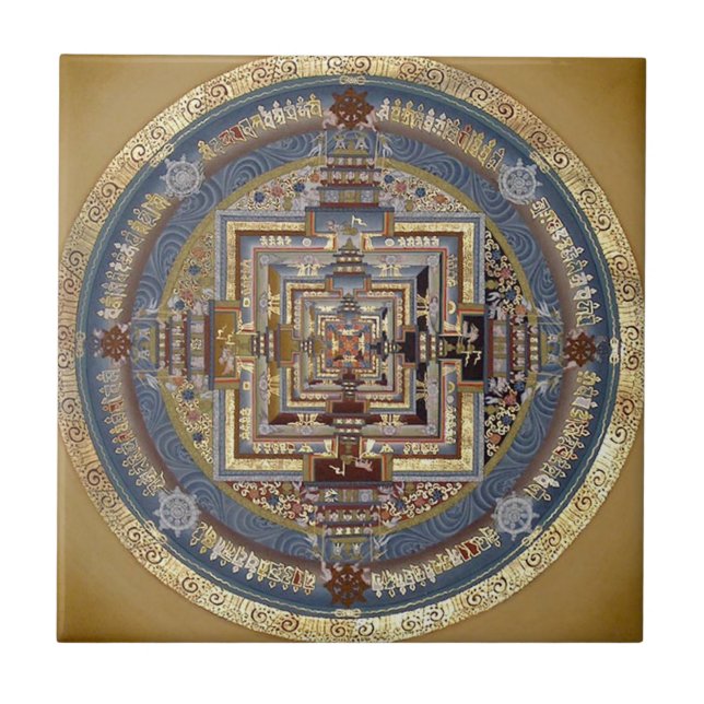 Kalachakra Mandala A Tile (Front)