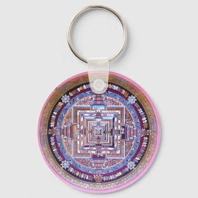 Kalachakra Mandala Key Ring (Front)