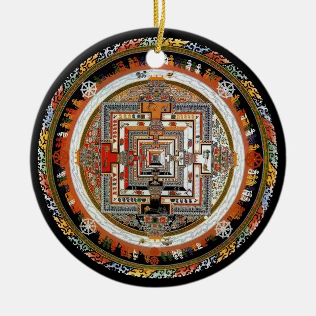 Kalachakra Mandala Ornament (Front)
