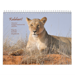 Kalahari! Calendar Mammals of Kgalagadi