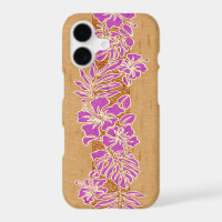 Kalaheo Hawaiian Hibiscus Tapa Faux Wood