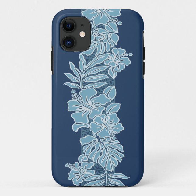 Kalaheo Hawaiian Hibiscus Tapa iPhone 5 Cases (Back)