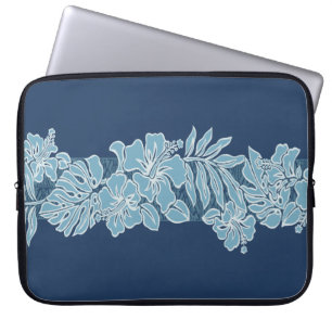 Kalaheo Hawaiian Hibiscus Tapa Laptop Wetsuit Bag