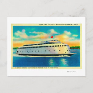 Kalakala Ferry, World's First Streamlined Postcard