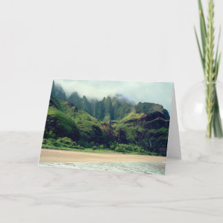 Kalalau Beach & Waterfall Card