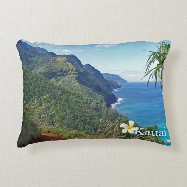 Kalalau Trail Accent Pillow (Front)