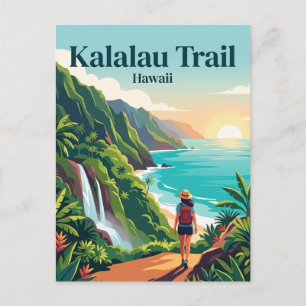 Kalalau Trail Kauai USA Postcard