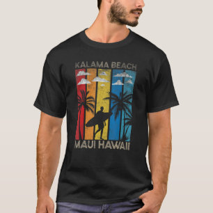 Kalama Beach Maui Hawaii Surfing Surfer Vintage Cu T-Shirt