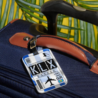 Kalamata KLX Airport Code Luggage Tag