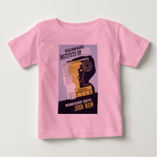 Kalamazoo Institute of Arts - WPA Poster - Baby T-Shirt