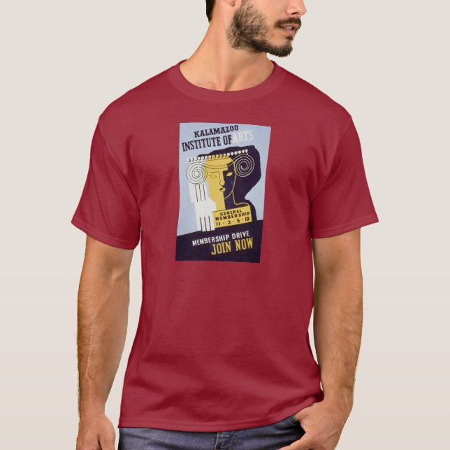 Kalamazoo Institute of Arts  - WPA Poster - T-Shirt (Front)