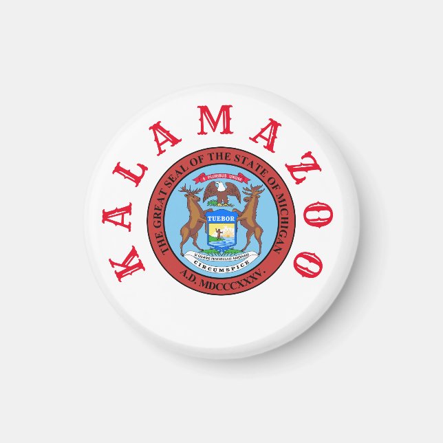 Kalamazoo, Michigan Magnet (Front)