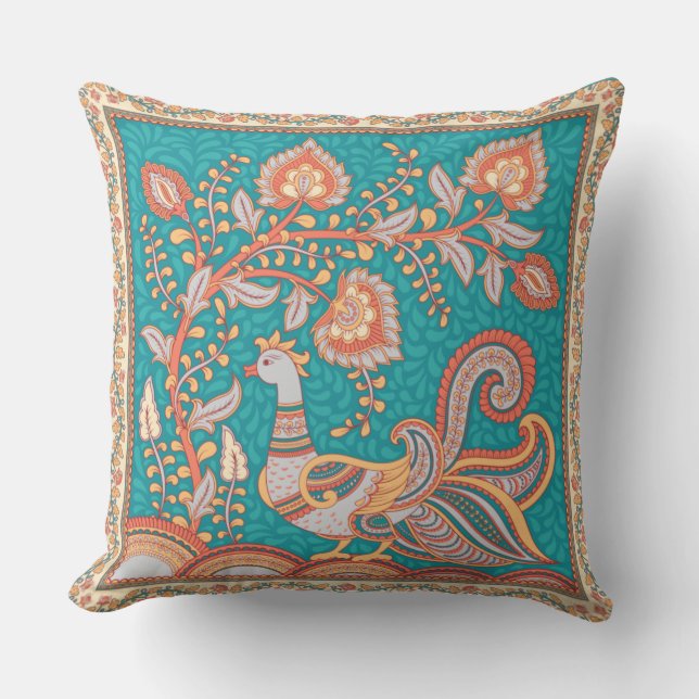 Kalamkari Cushion (Front)