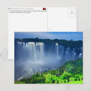 Kalandula Waterfalls, Angola Travel Postcard
