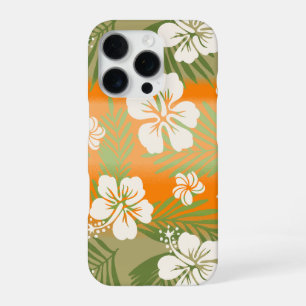 Kalani Tie Dye Blend Tropical Hibiscus - Orange Ca iPhone 16 Pro Case