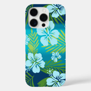 Kalani Tie Dye Blend Tropical Hibiscus - Teal Case