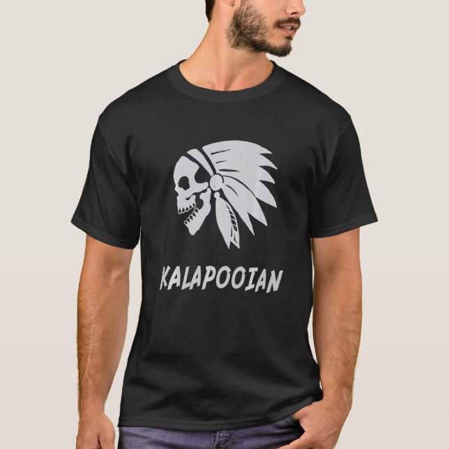 Kalapooian Native American Indian Born Freedom Evi T-Shirt (Front)